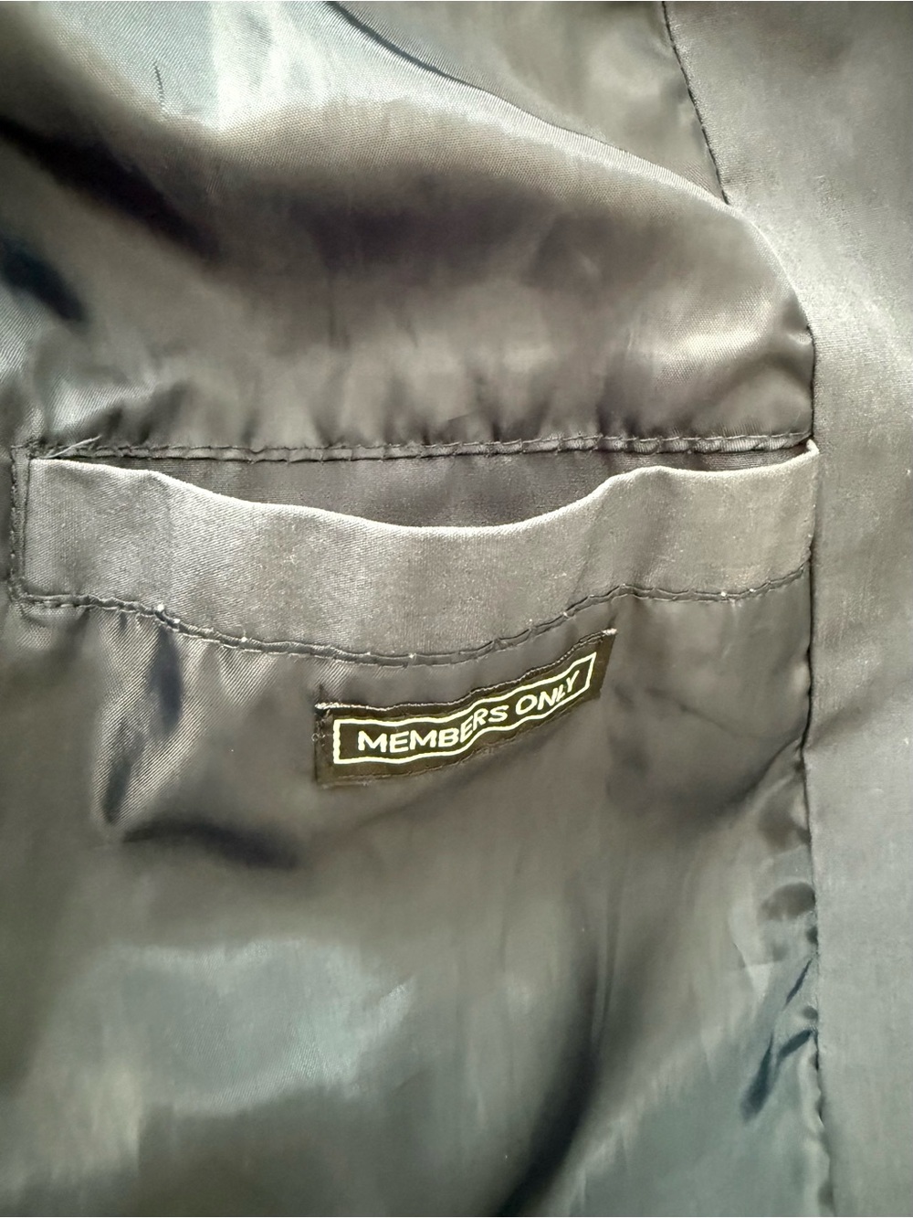 Men's Members Only Classic Iconic Racer Jacket - Picture 11 of 12